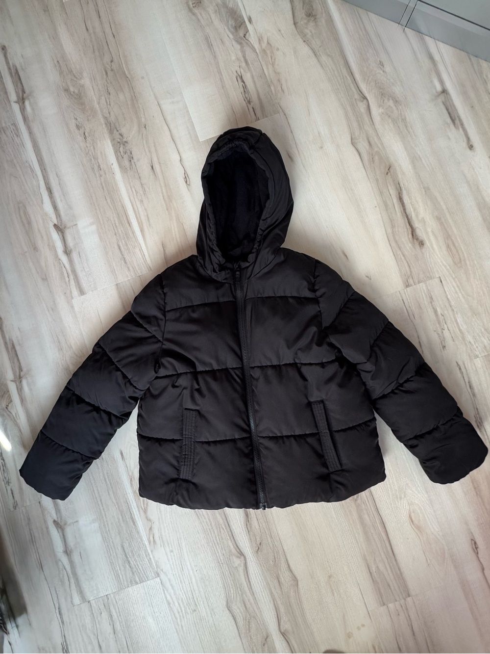 NWOT Swisstech Black Hooded Puffer Jacket - XL plus Winter Coat